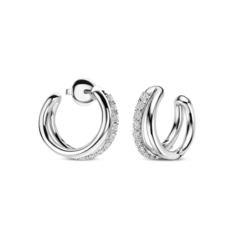 witgoud oorringen met diamant Schaap en Citroen Diamonds - #1 witgoud oorringen met diamant Schaap en Citroen Diamonds - #1
