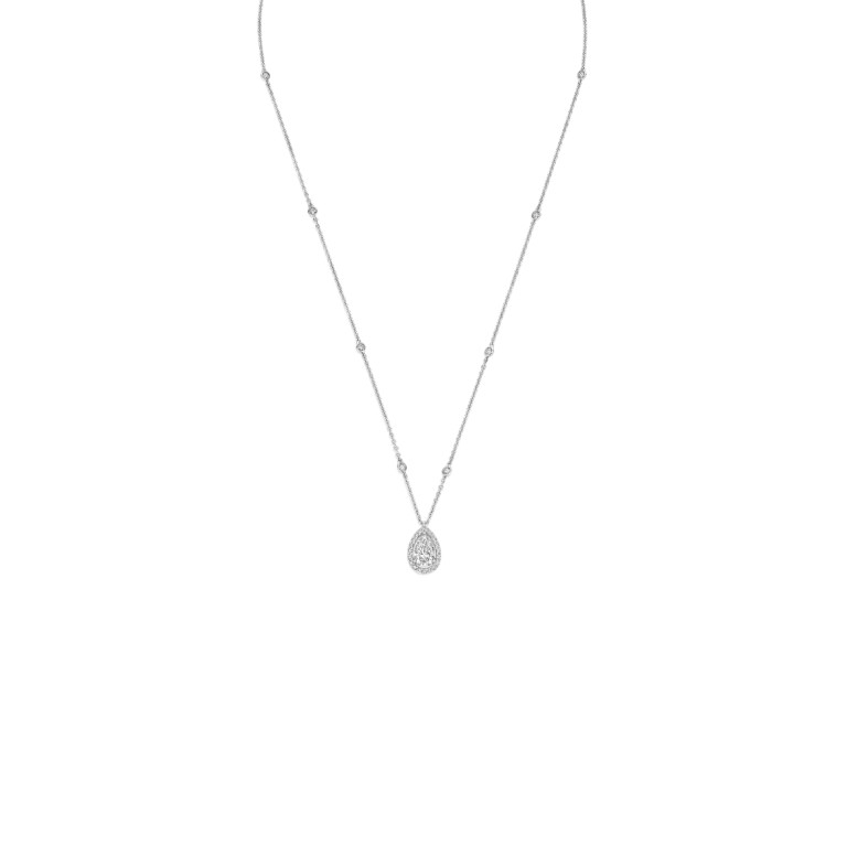 witgoud collier met hanger met diamant Schaap en Citroen Diamonds - #1 witgoud collier met hanger met diamant Schaap en Citroen Diamonds - #1
