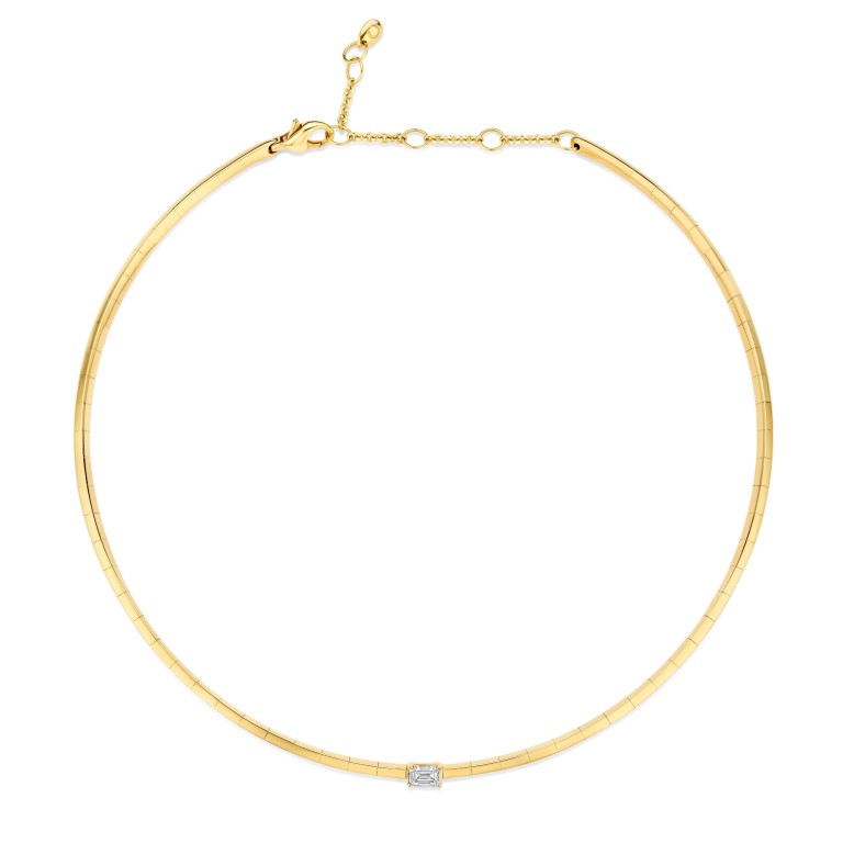 roodgoud spang collier met diamant Schaap en Citroen Diamonds - #2 roodgoud spang collier met diamant Schaap en Citroen Diamonds - #2