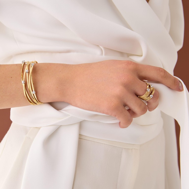 Marco Bicego Marrakech armband geelgoud met diamant - BG852-B8 - #2 Marco Bicego Marrakech armband geelgoud met diamant - BG852-B8 - #2