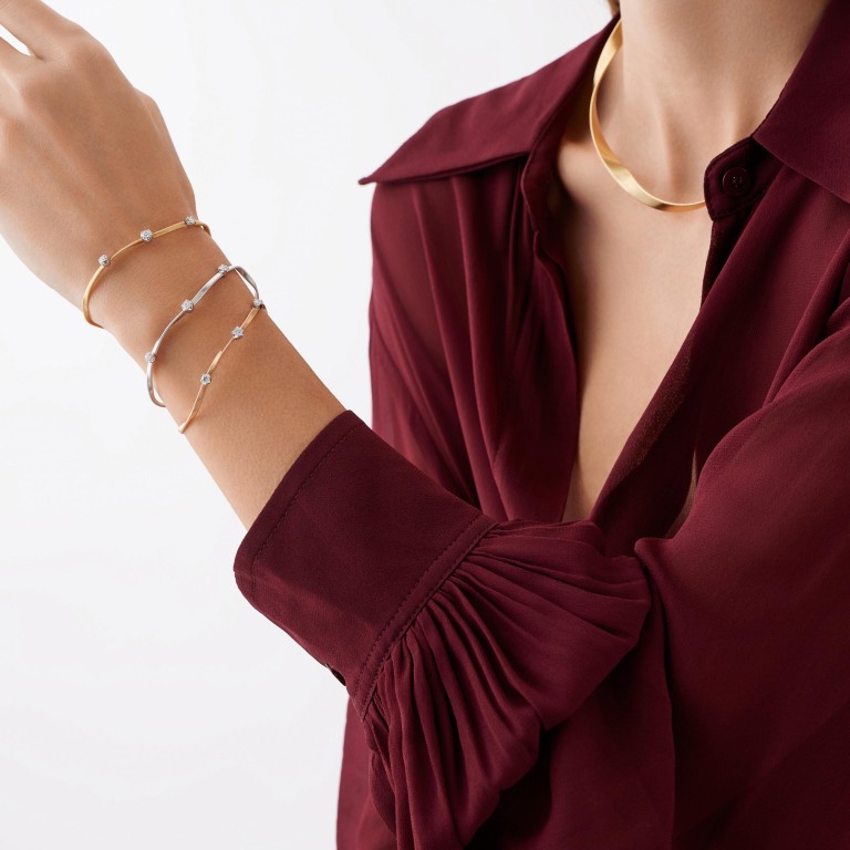 Marco Bicego Marrakech armband geel/wit goud met diamant - SG337-B1 - #3 Marco Bicego Marrakech armband geel/wit goud met diamant - SG337-B1 - #3