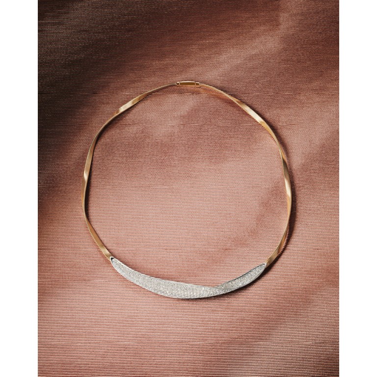 Marco Bicego Marrakech collier geel/wit goud met diamant - CG750-B1 - #2 Marco Bicego Marrakech collier geel/wit goud met diamant - CG750-B1 - #2