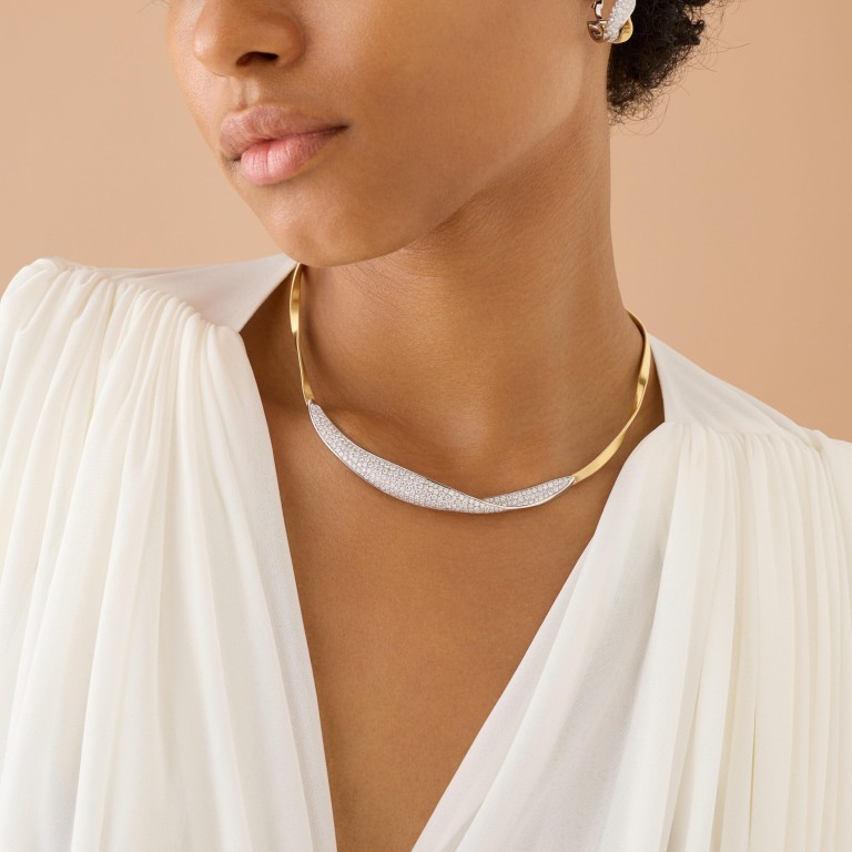 Marco Bicego Marrakech collier geel/wit goud met diamant - CG750-B1 - #3 Marco Bicego Marrakech collier geel/wit goud met diamant - CG750-B1 - #3