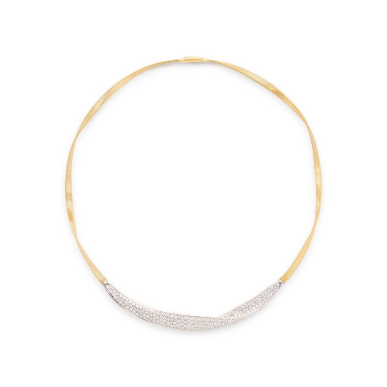 Marco Bicego Marrakech collier geel/wit goud met diamant - CG750-B1 - #1 Marco Bicego Marrakech collier geel/wit goud met diamant - CG750-B1 - #1