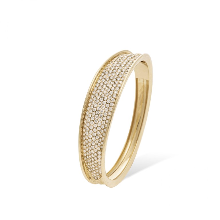 Marco Bicego Lunaria armband geelgoud met diamant - SB123-B - #1 Marco Bicego Lunaria armband geelgoud met diamant - SB123-B - #1