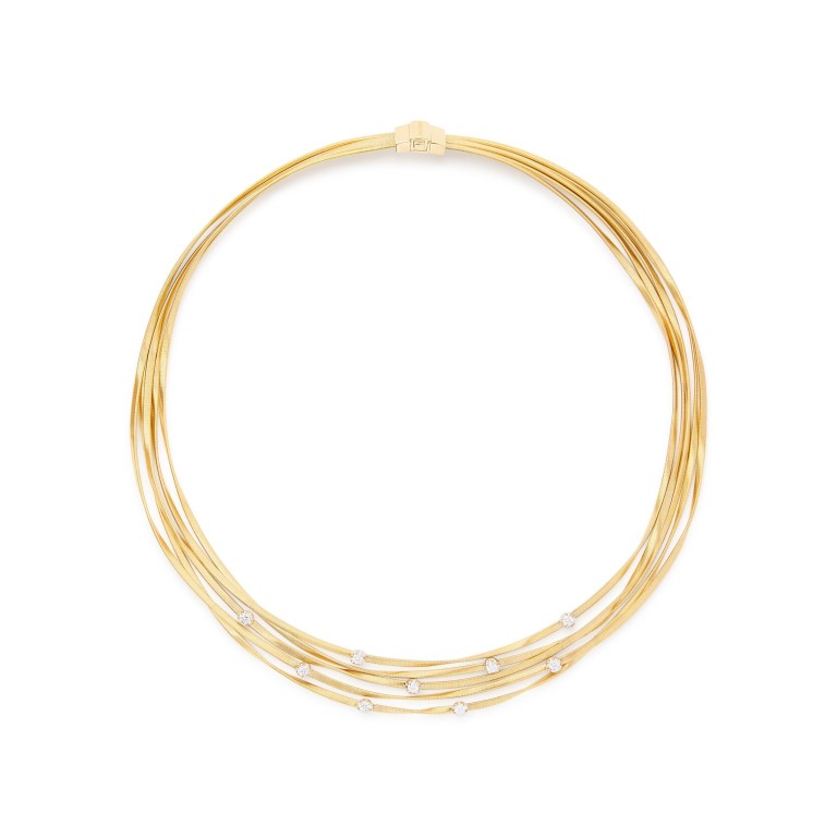 Marco Bicego Marrakech collier geelgoud met diamant - CG852-B8 - #1 Marco Bicego Marrakech collier geelgoud met diamant - CG852-B8 - #1