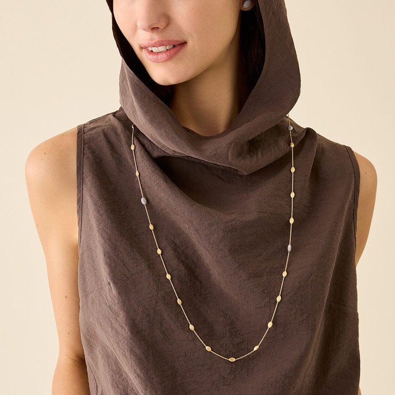 Marco Bicego Siviglia collier geelgoud met diamant - CB2946-B - #2 Marco Bicego Siviglia collier geelgoud met diamant - CB2946-B - #2