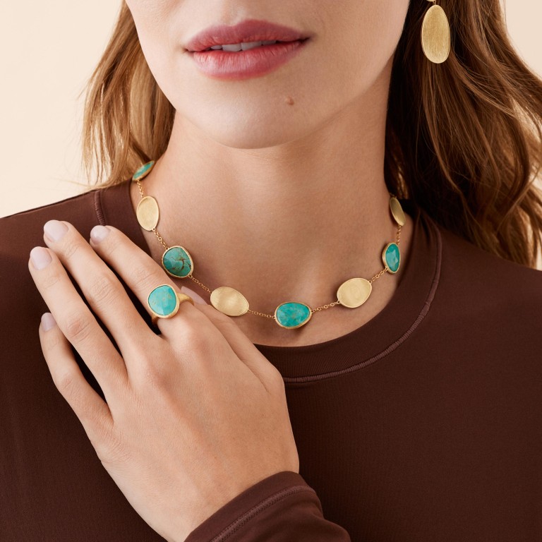 Marco Bicego Lunaria Color ring geelgoud - AB658-TUM01 - #2 Marco Bicego Lunaria Color ring geelgoud - AB658-TUM01 - #2
