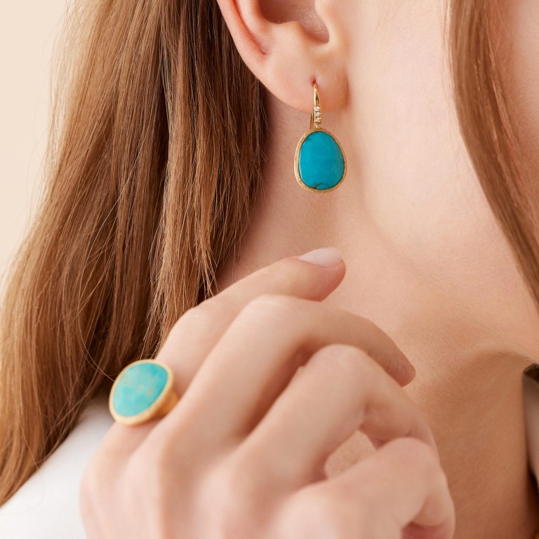 Marco Bicego Lunaria Color ring geelgoud - AB658-TUM01 - #5 Marco Bicego Lunaria Color ring geelgoud - AB658-TUM01 - #5