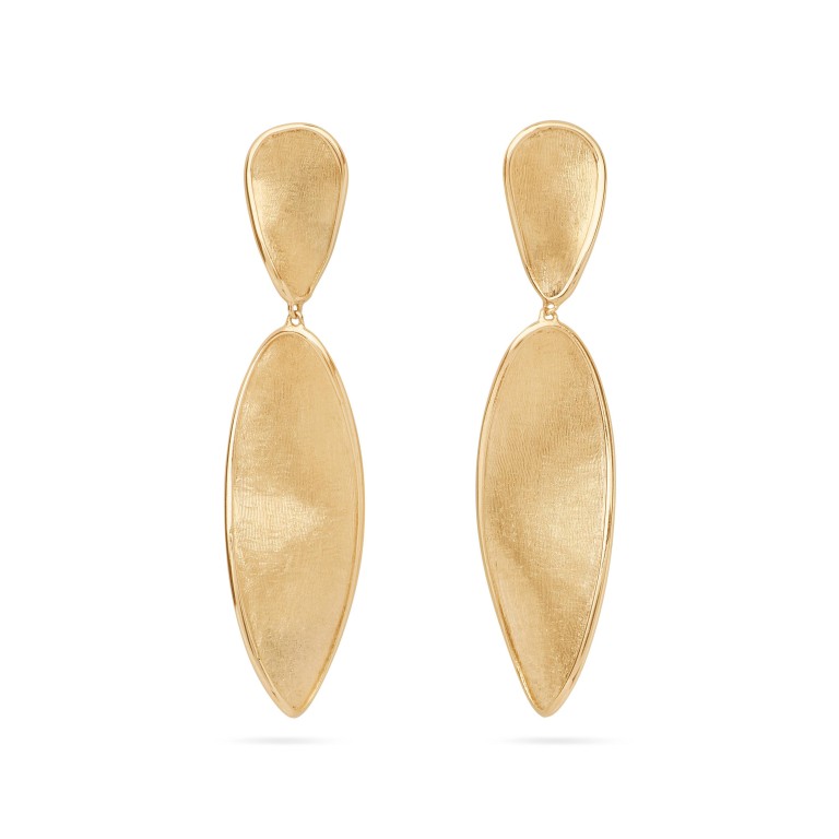 Marco Bicego Lunaria Twist oorhangers geelgoud - OB1916 - #1 Marco Bicego Lunaria Twist oorhangers geelgoud - OB1916 - #1