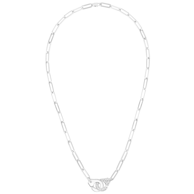 dinh van Menottes dinh van collier witgoud met diamant - 652212 - #1 dinh van Menottes dinh van collier witgoud met diamant - 652212 - #1